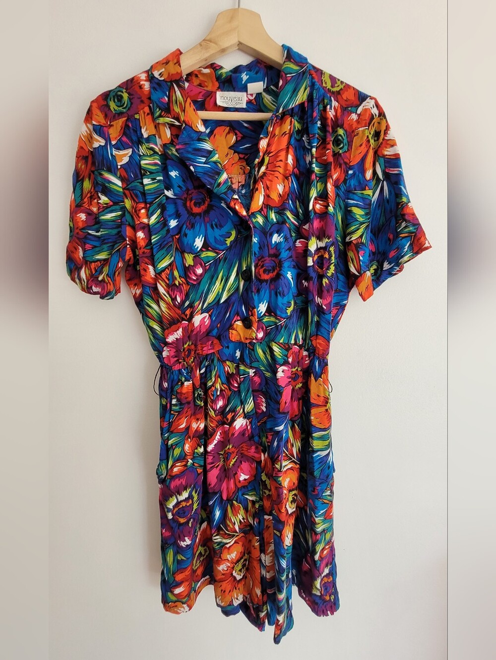 Nouveau Tropical Floral Button-Down Women’s Romper